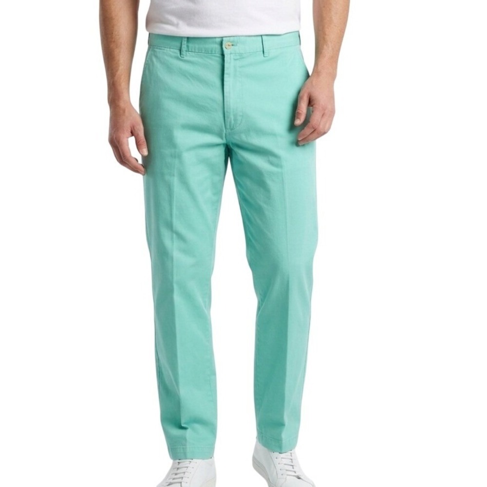 Bills Khakis Parker Pant Mens 36 Mint Green Business Casual Made in USA Classic